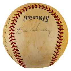 Bob Hendley Single-Signed Baseball - JSA