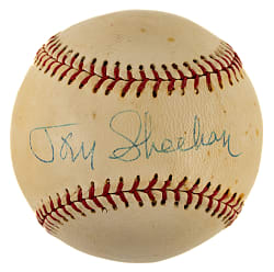 Tom Sheehan Single-Signed Baseball - PSA/DNA