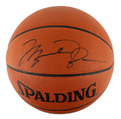 Michael Jordan Signed Basketball - JSA and Upper Deck