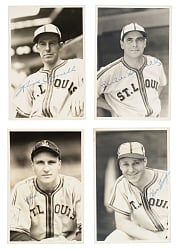 St. Louis Browns Signed George Burke Photograph Collection (23)