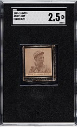 1909-1910 W555 Addie Joss SGC GOOD+ 2.5