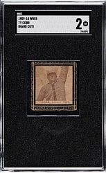 1909-1910 W555 Ty Cobb SGC GOOD 2