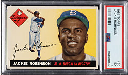 1955 Topps #50 Jackie Robinson PSA EX 5