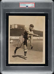 Circa 1920s Walter Johnson Original International Newsreel Photograph PSA/DNA Type I