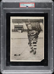 Circa 1930s Eddie Shore Original ACME Newspictures Photograph PSA/DNA Type I