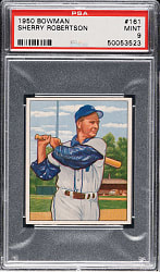 1950 Bowman #161 Sherry Robertson PSA MINT 9 - 1 of 4!