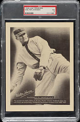 1949 Leaf Premium Walter Johnson PSA VG 3