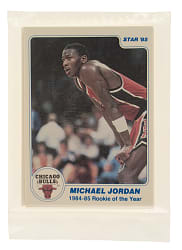 1985-1986 Star Company Basketball "Last 11 R.O.Y." Factory-Sealed Unopened Bag with Michael Jordan on Top