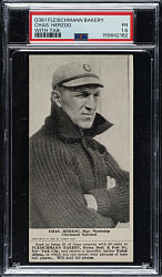 1916 D381 Fleischmann Bakery Charles Herzog with Tab PSA FAIR 1.5 - The ONLY PSA-Graded Example!