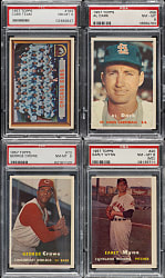 1957 Topps PSA NM-MT 8 Collection (70)