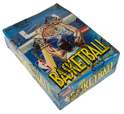1989-1990 Fleer Basketball Unopened Rack Box (24 Packs) - BBCE - From a Sealed Case (FASC)