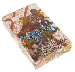 1996-1997 Fleer Basketball International Second Series Factory-Sealed Unopened Box (36 Packs) - Kobe Bryant Rookie Year