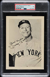 1965 Grand Slam Mattress Premiums Mickey Mantle PSA POOR 1