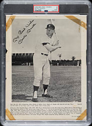 1968 New York Yankees Tri-Fold #6 Mickey Mantle PSA POOR 1 (MK)