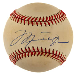 Michael Jordan Single-Signed Baseball PSA/DNA NM-MT 8