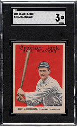 1915 E145 Cracker Jack #103 Joe Jackson SGC VG 3