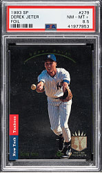 1993 Upper Deck SP Foil #279 Derek Jeter Rookie PSA NM-MT+ 8.5