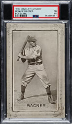 1910 PC805 Novelty Cutlery Postcards Honus Wagner PSA FAIR 1.5
