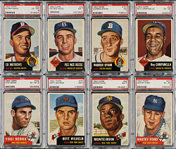 1953 Topps PSA-Graded Near-Complete Set (270/274)