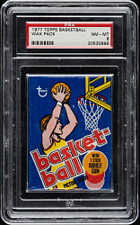 1977-1978 Topps Basketball Unopened Wax Pack PSA NM-MT 8