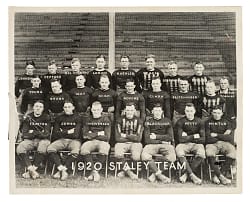 Circa 1930s Decatur Staleys Team Vintage Photograph with George Halas PSA/DNA Type II