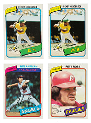 High-Grade 1980 Topps Complete Set Pair (2 Sets, 1,452 Cards)