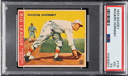 1933 R319 Goudey #119 Rogers Hornsby PSA VG+ 3.5