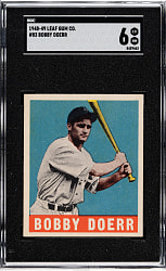 1948-1949 Leaf #83 Bobby Doerr SGC EX/NM 6