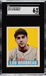 1948-1949 Leaf #106 Lou Boudreau SGC EX/NM 6