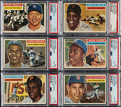 1956 Topps PSA- and SGC-Graded Complete Set (340) Plus Two Checklists