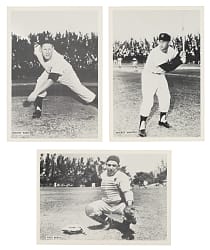 1959 New York Yankees Photographs Complete Set (16) Plus Original Envelope