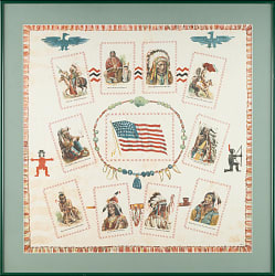 1912 S110 "Indian Portraits and Scenes" Tobacco Premium Pillowcase