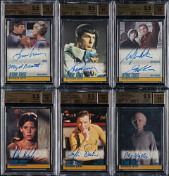 1997-2021 Skybox/Rittenhouse Star Trek The Original Series BGS-Graded Autograph Set Collection (19 Sets, 354 Cards) - Mostly BGS GEM MINT 9.5 with GEM MINT 10 Signatures