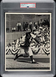 Circa 1960s Sandy Koufax World Series Original Milt Fries Photograph PSA/DNA Type I