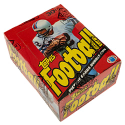 1981 Topps Football Unopened Wax Box (36 Packs) - BBCE - Joe Montana Rookie Year