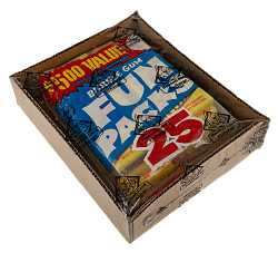 1981 Topps "Fun Packs" Unopened Bag (25 Packs) Including Twelve Football and Four Football Stickers - BBCE