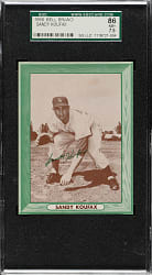 1958 Bell Brand Dodgers Sandy Koufax SGC NM+ 86