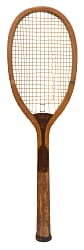 Ellsworth Vines Personal 1900s Slazenger Doherty Model Tennis Racket - Gifted From His Father - From the Ellsworth Vines Estate