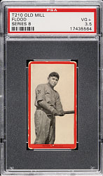 1910 T210 Old Mill Tobacco "Series 8" Tim Flood PSA VG+ 3.5