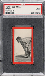1910 T210 Old Mill Tobacco "Series 8" Charlie Babb PSA VG 3 - Highest Graded!