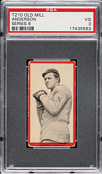1910 T210 Old Mill Tobacco "Series 8" Wingo Anderson PSA VG 3