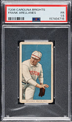 1909-1911 T206 White Border Frank Arellanes PSA FAIR 1.5 - Carolina Brights Back