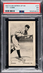 1927 E126 American Caramel "Series of 60" #17 Ty Cobb PSA FAIR 1.5