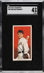 1909-1911 T206 White Border "Iron Man" McGinnity SGC VG/EX 4 - Cycle 350 Back