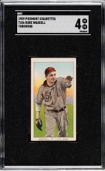 1909-1911 T206 White Border Rube Waddell Throwing SGC VG/EX 4