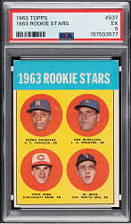 1963 Topps #537 Pete Rose Rookie PSA EX 5