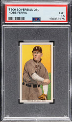 1909-1911 T206 White Border Hobe Ferris PSA EX+ 5.5 - Sovereign 350 Back
