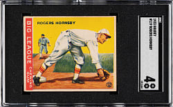 1933 R319 Goudey #119 Rogers Hornsby SGC VG/EX 4