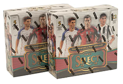 2017-2018 Panini Select Soccer Factory-Sealed Unopened Hobby Box Pair (2 Boxes, 24 Packs) - Kylian Mbappe Rookie Year