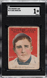 1915 E145 Cracker Jack #171 Earl Hamilton SGC POOR 1
